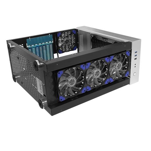 GAMEMAX FC-9230G Powersiz USB 3.0 Gaming Kasa Aliminyum-RGB Led Fan