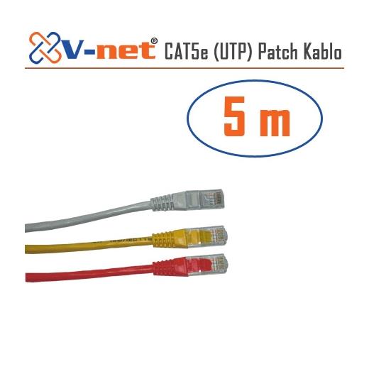 V-Net Cat5E Utp 5M Patch Kablosu