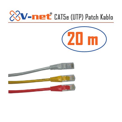 V-net CAT5e UTP 20m Patch kablosu NVN-CAT5e 20.0m