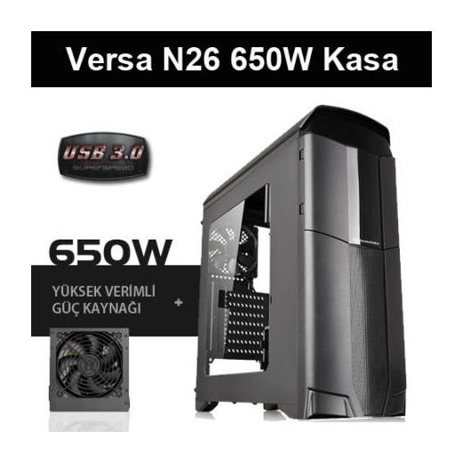 Thermaltake Versa N26 650W Usb 3.0 Pencereli Kasa