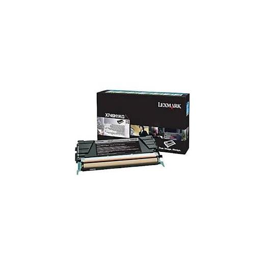 Lexx746H1Kg - Lexmark X746H1Kg Siyah Yüksek Verimli Toner Kartuş