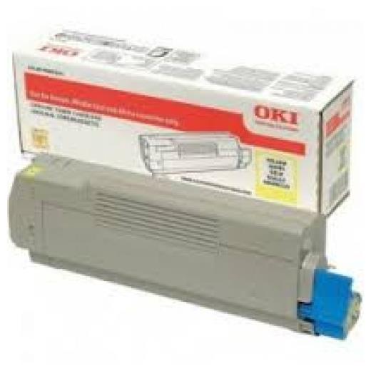 Oki46507625 - Oki Toner Yellow C712 -11500 Sayfa (Non-Eu) (46507625)