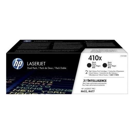 Hp Cf410Xd (410X) Sıyah 2Lı Yuksek Kapasıtelı Toner 6.500 Sayfa