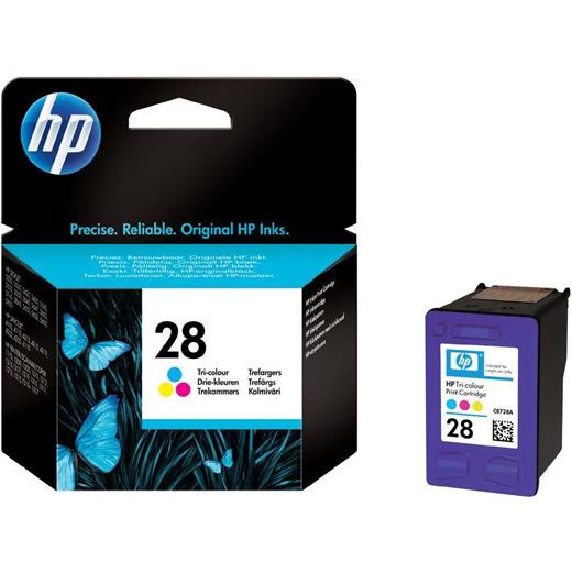 Hp 28 Üç Renkli Orijinal Mürekkep Kartuşu (C8728Ae)