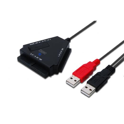 DA-70202 Digitus USB 2.0 <-> IDE ve Serial ATA II  (SATA II) Adaptörü, Güç Adaptörsüz
