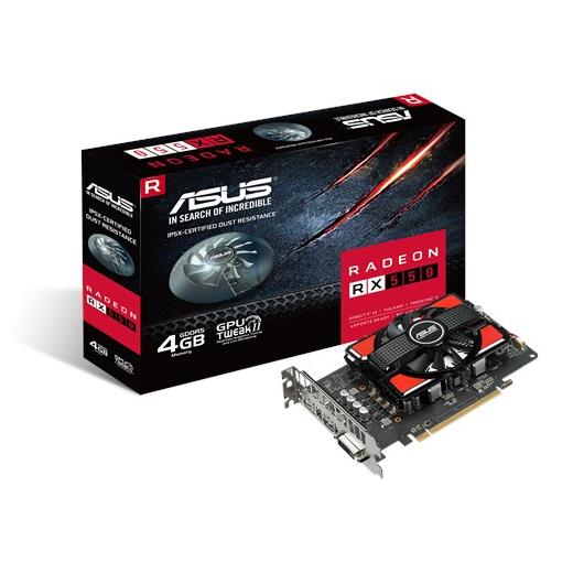 Asus Rx550-4G 4Gb 128 Bit Gddr5 Hdmi Dvi-D Dp Ekran Kartı