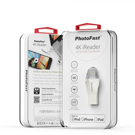 PhotoFast 4KiReader iOS MikroSD Kart Okuyucu 4KiReader