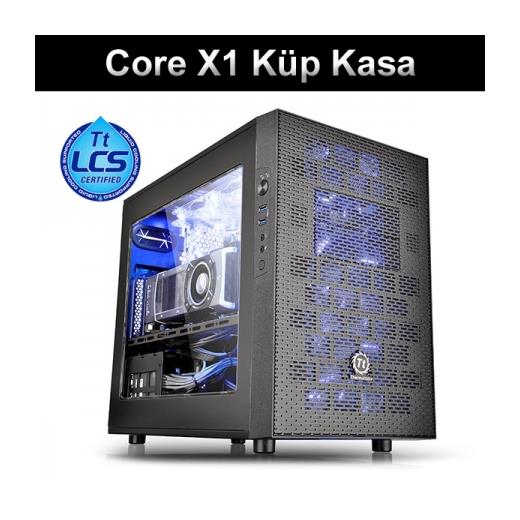 Thermaltake Core X1 Mini-Itx Full Modüler Pencereli Cube Kasa (Psu Yok)
