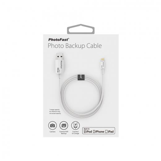 PhotoFast Photo Backup Cable 32GB Lightning / USB 3.0 Şarj Kablolu i-FlashDrive PBCU332GB