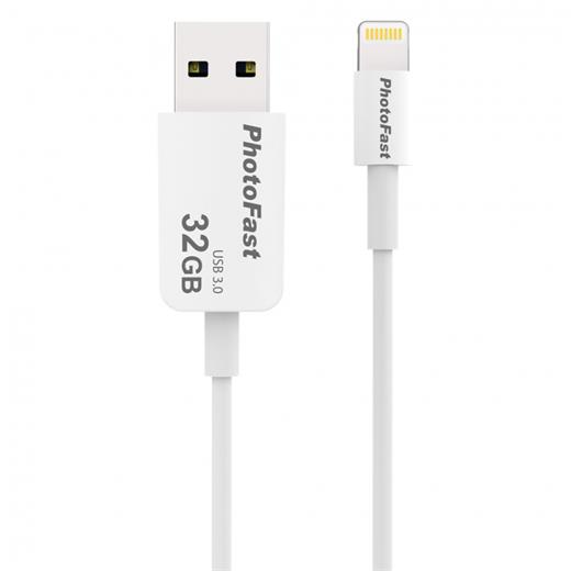 PhotoFast Photo Backup Cable 32GB Lightning / USB 3.0 Şarj Kablolu i-FlashDrive PBCU332GB