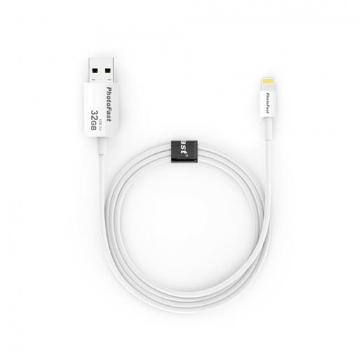 PhotoFast Photo Backup Cable 32GB Lightning / USB 3.0 Şarj Kablolu i-FlashDrive PBCU332GB