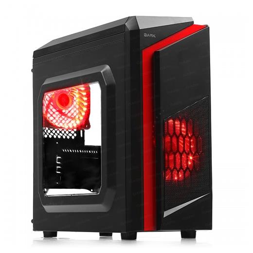 Dark F40 2X Kırmızı Led Fan Usb3.0 Pencereli M-Atx Kasa