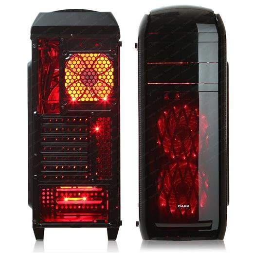 Dark Shadow 3X Led Fan, 1Xusb3.0, 2Xusb2.0 Atx Siyah Kasa (Akrilik Yan Panel)