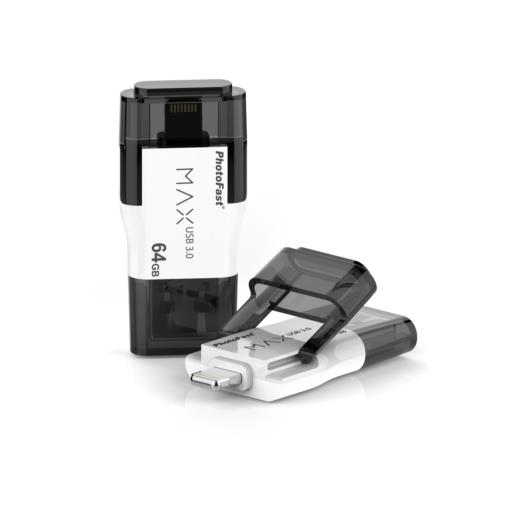 PhotoFast MAX Gen2 64GB Lightning / USB 3.0 i-FlashDrive IFDMAXG264GB