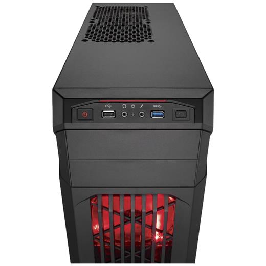 Corsair Carbide Champ/Spec-01 600W 80+ Psu Kırmızı Fanlı Pencereli Midtower Kasa