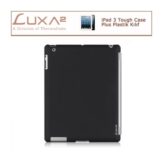 LUXA2 Ipad 3 Tough Case Plus Plastik Kılıf - Siyah LHA0063