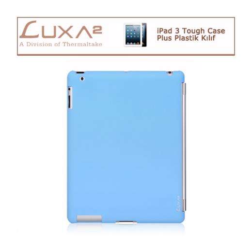 LUXA2 Ipad 3 Tough Case Plus Plastik Kılıf - Mavi LHA0063-B