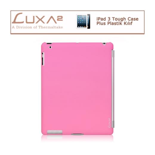 LUXA2 Ipad 3 Tough Case Plus Plastik Kılıf - Pembe LHA0063-C