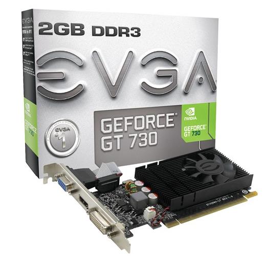 EVGA GT730 2GB GDDR3 128 BİT EKRAN KARTI 02G-P3-2732-KR