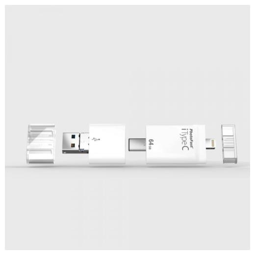 PhotoFast iTypeC 4in1 64GB Lightning / Type-C / USB 3.0 / MicroUSB i-FlashDrive iTypeC64GB