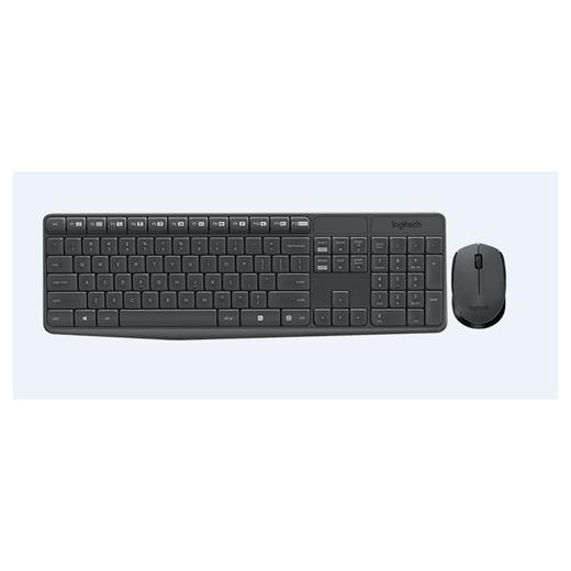 LOGITECH MK235 Kablosuz Q Trk Siyah Multimedya Klavye - Mouse Set 920-007925