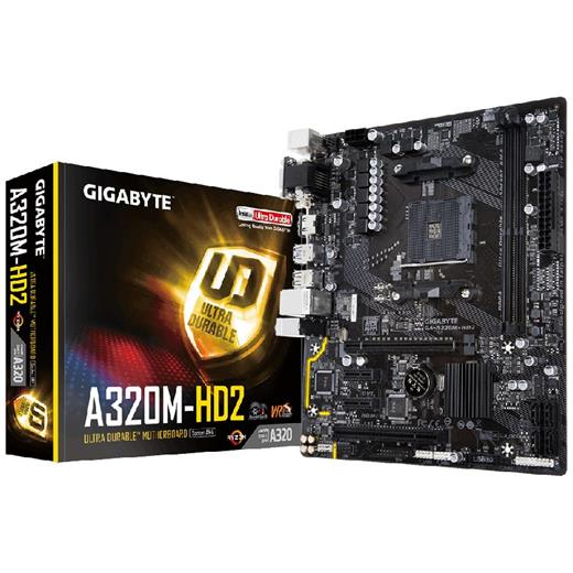 Gigabyte Ga-A320M-Hd2 Amd Ryzen Ddr4 S+Gl Atx