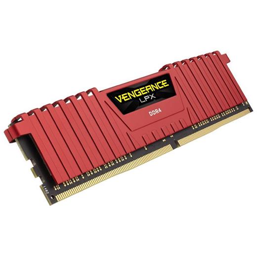 Corsair Vengeance Kırmızı Ddr4-2400Mhz Cl14 16Gb (2X8Gb) Dual (14-16-16-31)