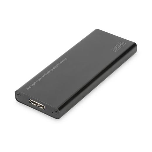 DA-71111 Digitus M.2 SATA SSD için Harici Kutu, Bağlantı arayüzü USB 3.0, Alüminyum, vidalı montaj özelliği (M-SATA)