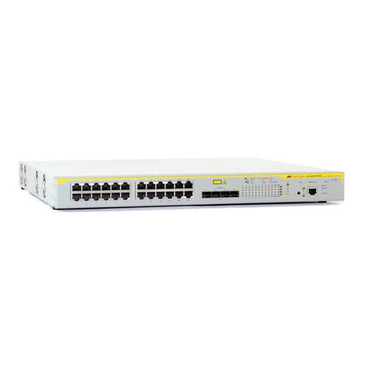 AT-9424T/POE 10/100/1000T x 24 ports Power-over-Ethernet managed Ethernet Layer 3 standalone switch with 4 combo SFP bays