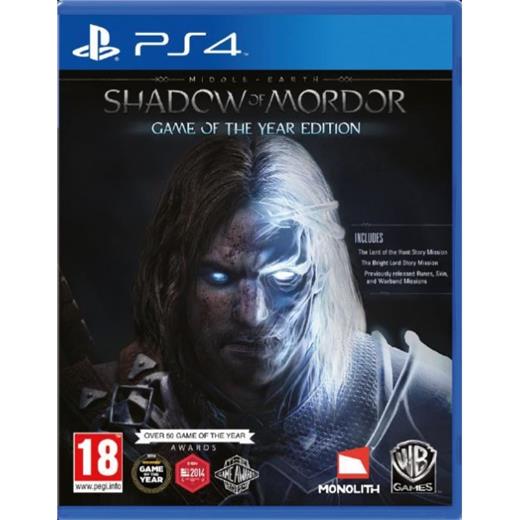 PS4 MIDDLE EARTH SHADOW OF MORDOR GAME OF THE YEAR EDITION