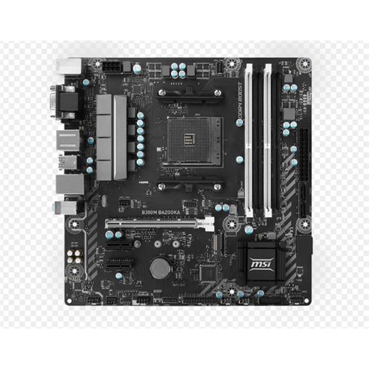 Msi B350M Bazooka Am4 Ddr4 Dvi Hdmi Glan Sata Matx