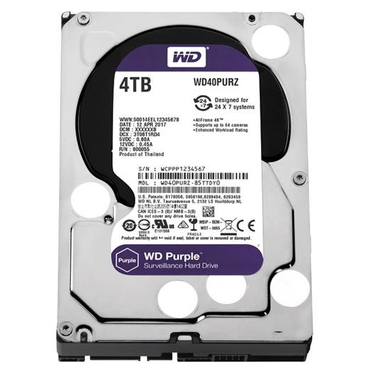 Wd 4Tb Purple 3,5