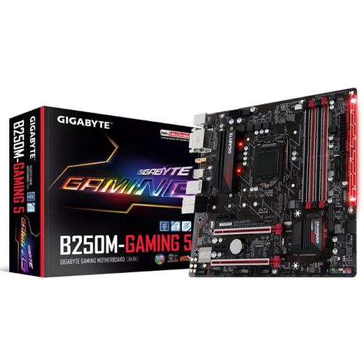 Gigabyte Ga-B250M-Gaming 5 Ddr4 2400 Dvi Hdmi 1151