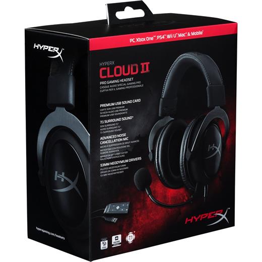 Kingston HyperX Cloud II 7.1 Gaming KHX-HSCP-GM