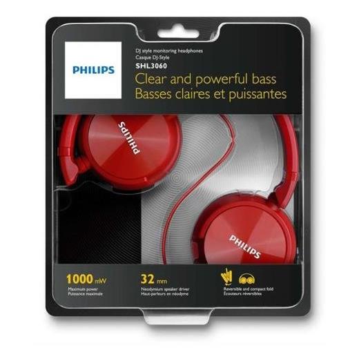 Philips Shl3060Rd00 Kırmızı Başa Geçmeli Kulaklık