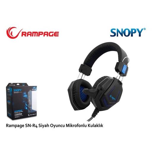 Snopy Rampage Sn-R4 Oyuncu Mikrofonlu Kulaklık Siyah