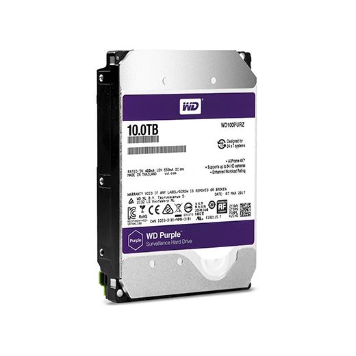Wd 3.5 Dv Purple 10Tb 256Mb Sata3 Pc Hdd Wd100Purz (Güvenlik 7/24)