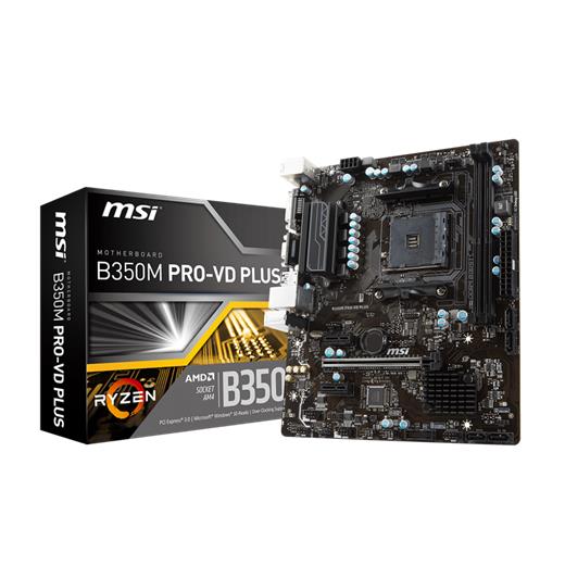 Msi B350M Pro-Vd Plus Am4 Ddr4 Anakart