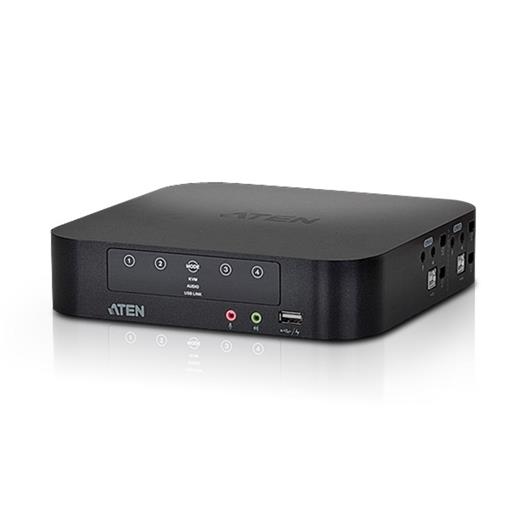 Aten-Cs1944 4-Port Usb 2.0 Mini Displayport Dual View Kvmp™ (Keyboard/Video Monitor/Mouse) Periferi Switch