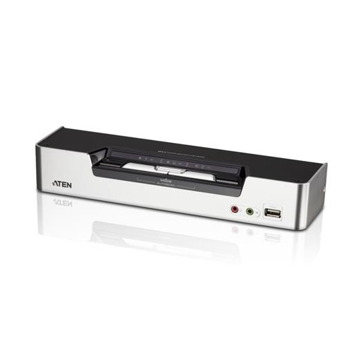 ATEN-CS1642A 2 Port USB 2.0 Dvi Dual View KVMP™ Switch, 2560 x 1600, KVM bağlantı kablosu ürün beraberinde gelmektedir  