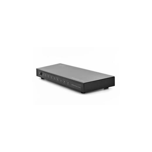 DS-43302 Digitus 8 Port Hdmi Çoklayıcı, 1080p, 3D, Hdmi High Speed, 2.25 Ghz/225 MHz, Metal Şasi, siyah renk 
