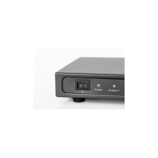 DS-43302 Digitus 8 Port Hdmi Çoklayıcı, 1080p, 3D, Hdmi High Speed, 2.25 Ghz/225 MHz, Metal Şasi, siyah renk 
