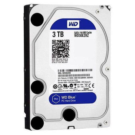 Wd 3Tb Blue Sata6 5400Rpm 64Mb Wd30Ezrz