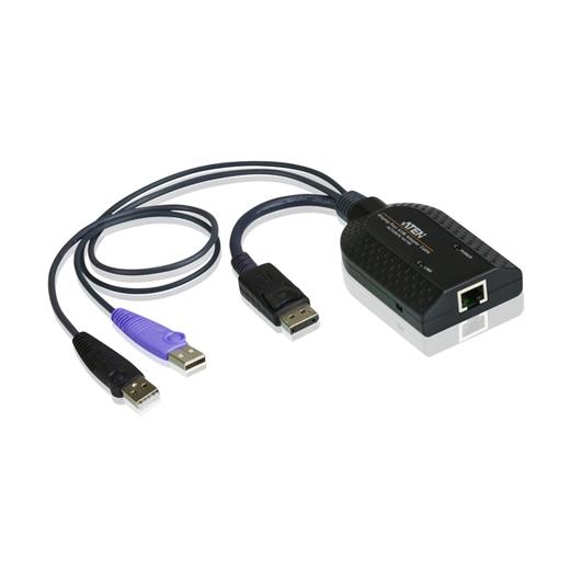 ATEN-KA7169 USB DisplayPort Sanal Medya KVM Adaptörü, Smart Card Desteği<br>
USB DisplayPort Virtual Media KVM Adapter with Smart Card Support 