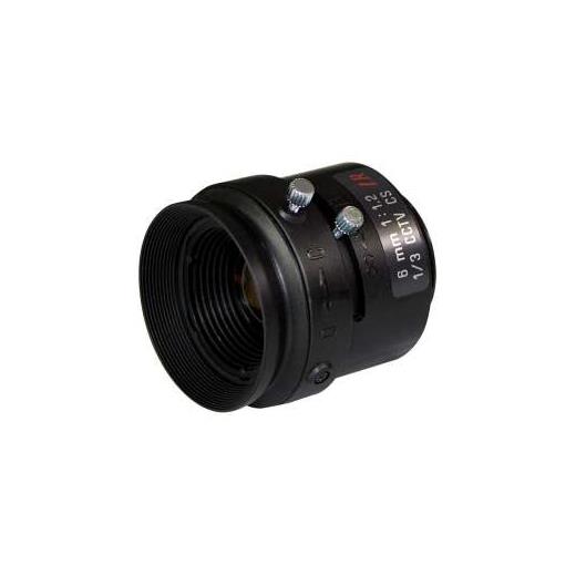 Eneo-F0612M-Nfs Eneo Fixed Focal Length Lens 1/3Quot; Manual 6Mm F1.2-C 46.5 Degrees Cs 4.2Mm 34.7 Mm X 37 Mm