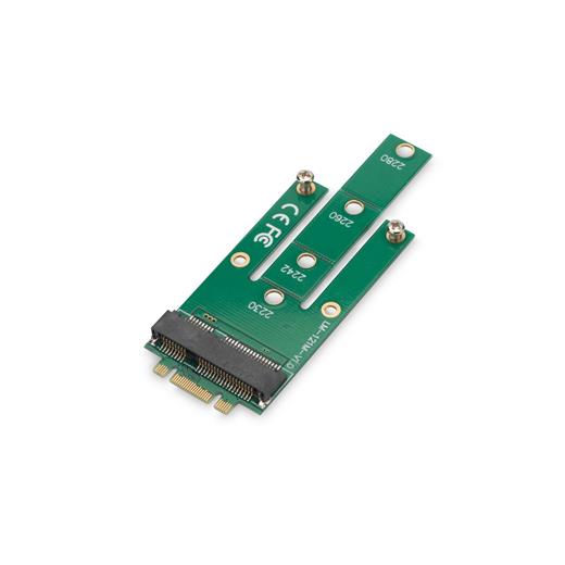 DS-33154 PCI Express (PCIe) Adaptör Kartı, NGFF (M.2) <-> mSATA 