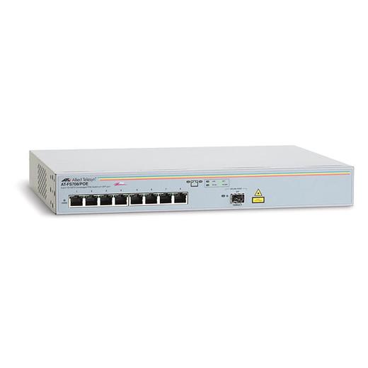 Telesis At-Fs708/Poe 8 Port 10/100Tx Unmanaged Poe Switch With 1 Sfp