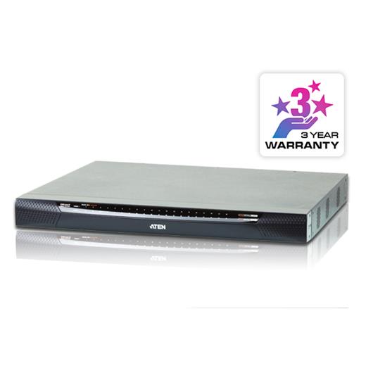 Aten1-Local /2-Remote Access 40-Port Cat 5 KVM over IP Switch with Virtual Media (1920 x 1200)	
