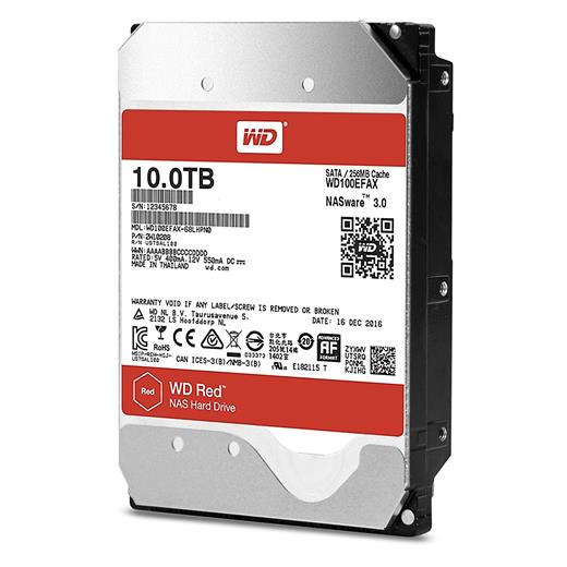 Western Digital Red NAS 10TB WD100EFAX Sabit Disk