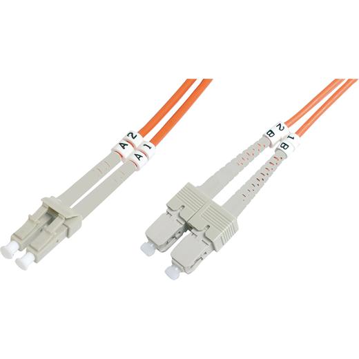 BC-FO-6LCSC-07 Beek LC-SC Fiber Optik Patch Kablo, 7 metre, Multimode, 3.0mm Duplex, 62.5/125, OM 1, LSZH